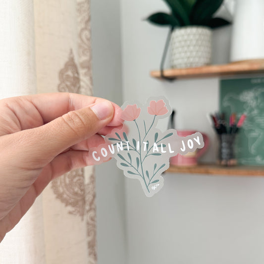 Count It All Joy | Vinyl Sticker