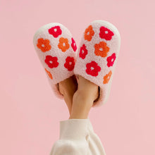 Load image into Gallery viewer, Pink Floral Slippers
