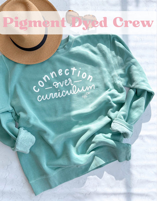 PREORDER Connection | Pigment Dyed Crewneck