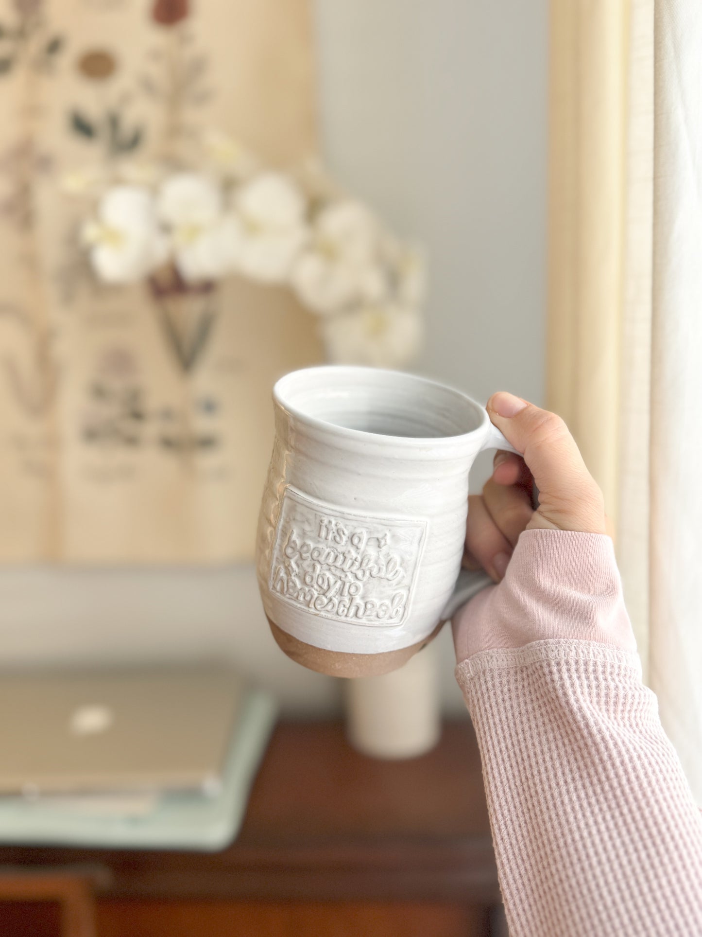 Beautiful Day | White 15oz Handmade Mug