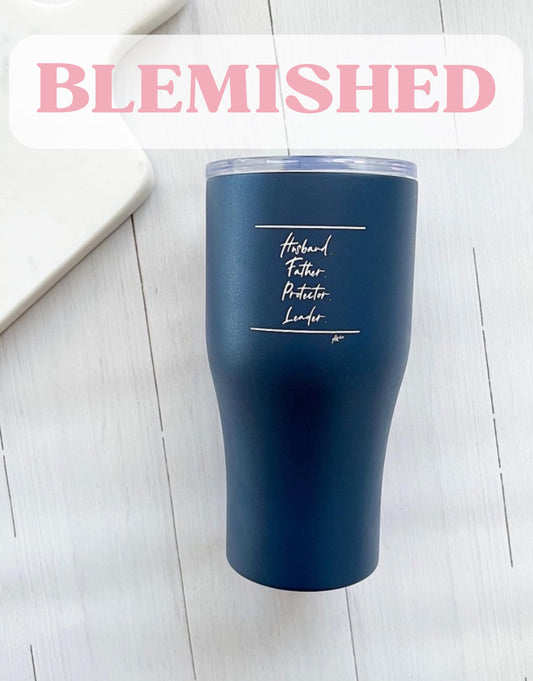 BLEMISHED Husband, Father | Stainless Steel Travel Mug