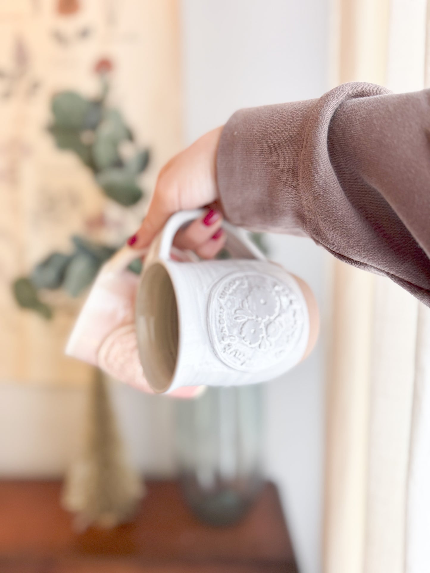 Don’t Grow Weary | White 15oz Handmade Mug