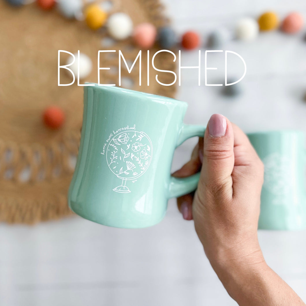BLEMISHED Home Sweet Homeschool Globe | Ceramic Mug