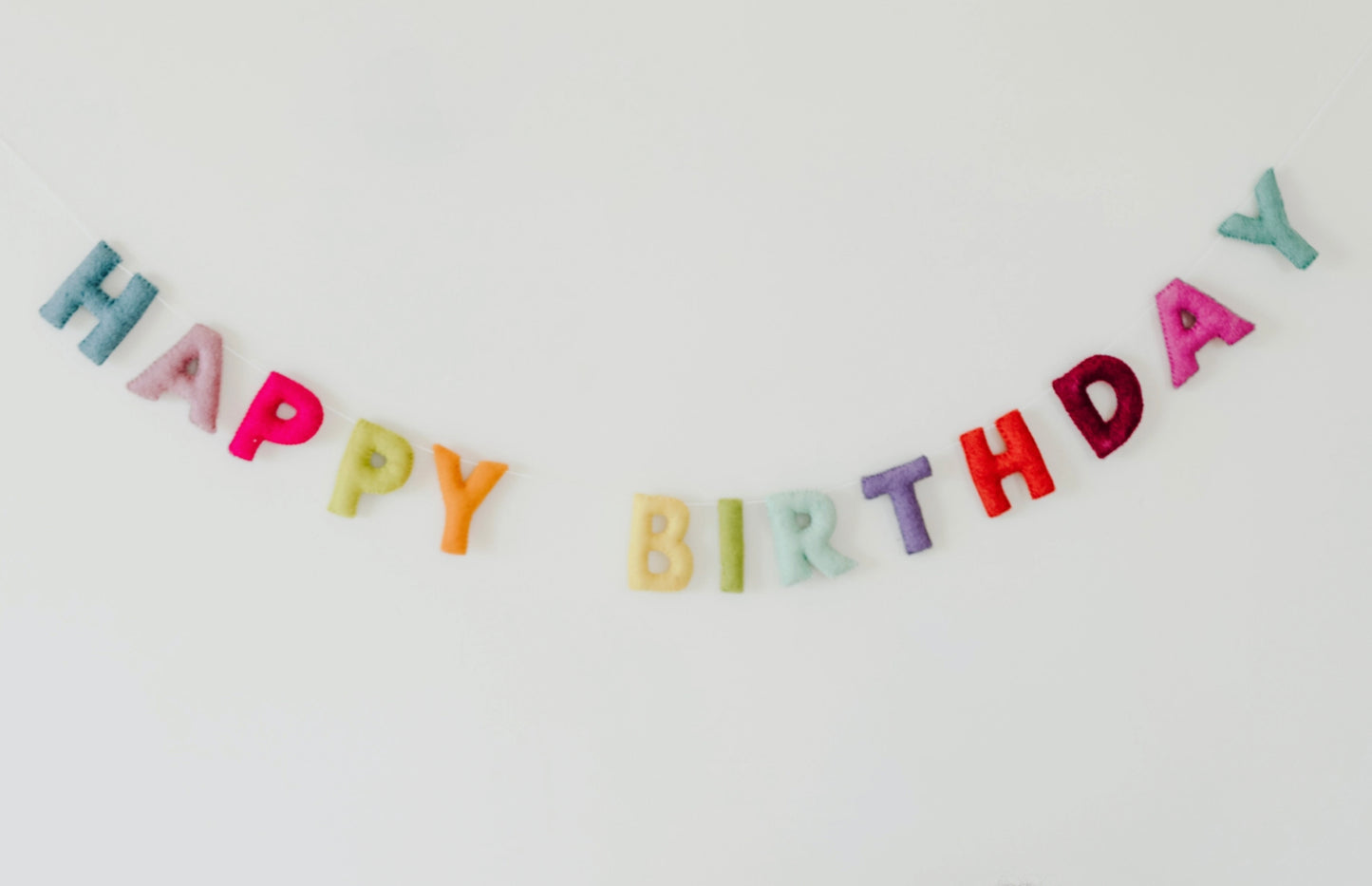 Happy Birthday | Bright Heirloom Felt Garland