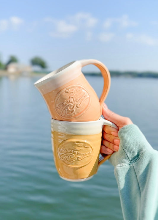 Soak Up the Moments | 15oz Handmade Mug
