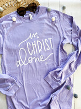 Load image into Gallery viewer, In Christ Alone | Unisex Long Sleeve Tee
