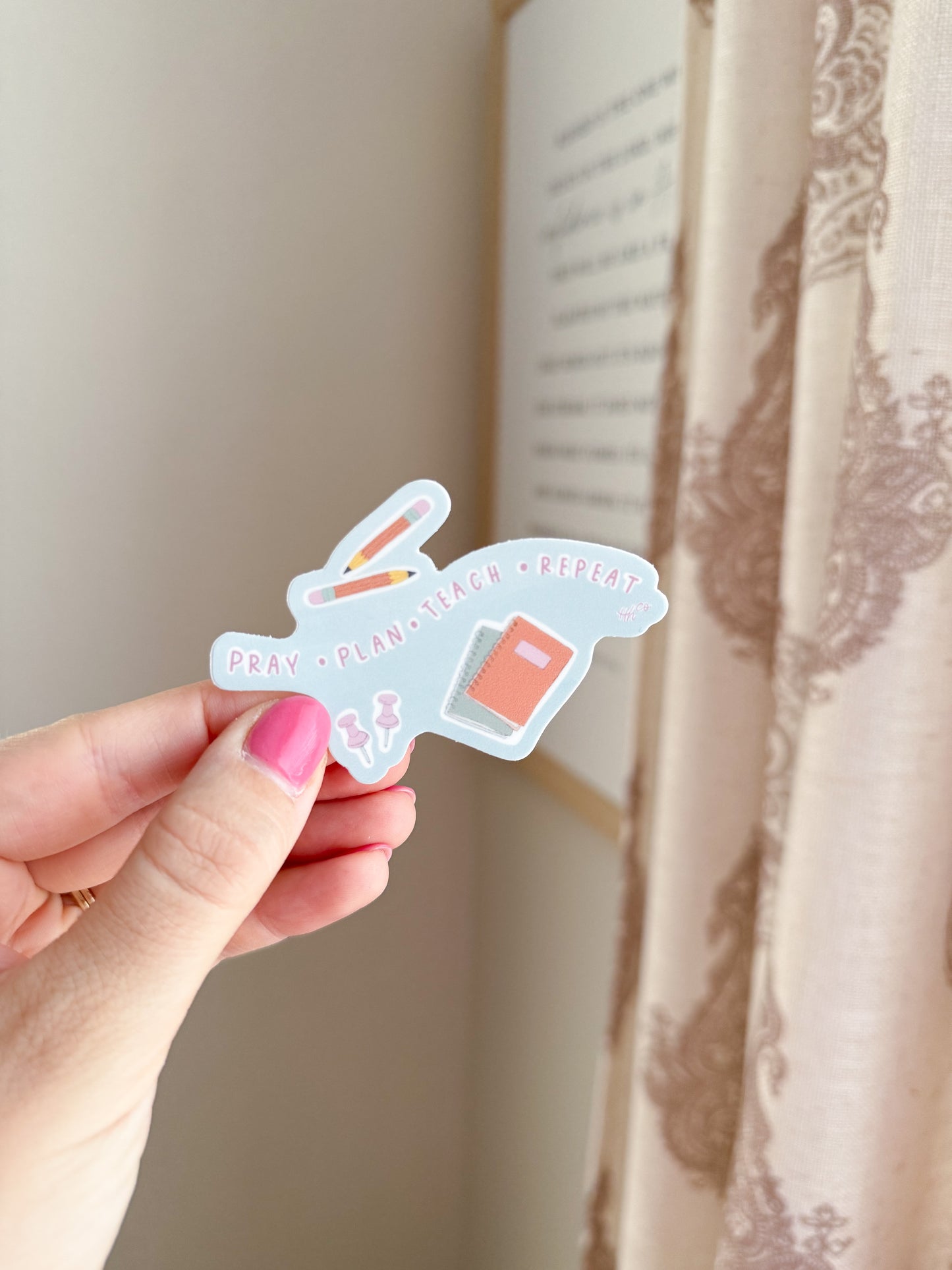 Pray, Plan | Vinyl Sticker