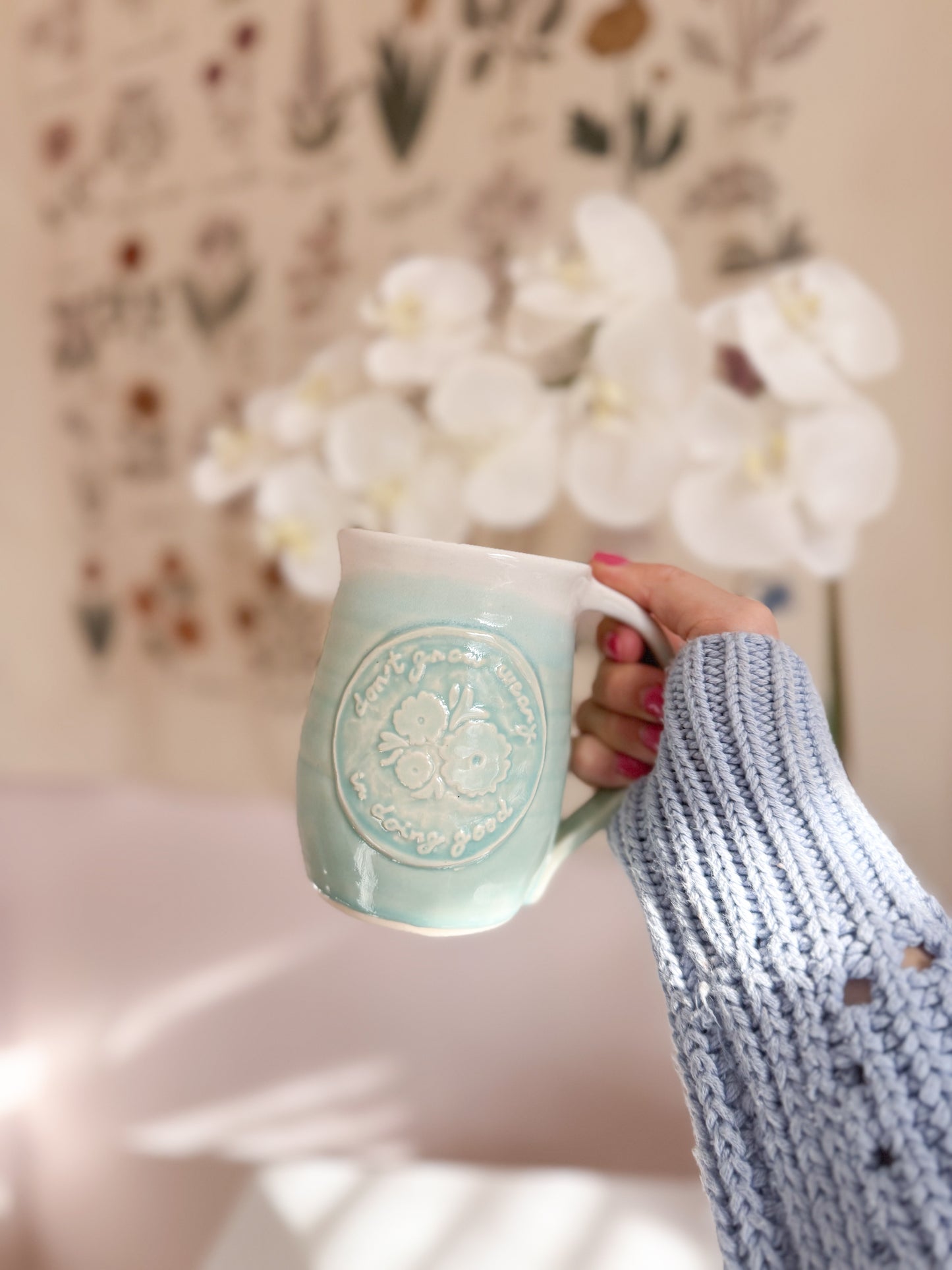Don’t Grow Weary | 15oz Handmade Mug