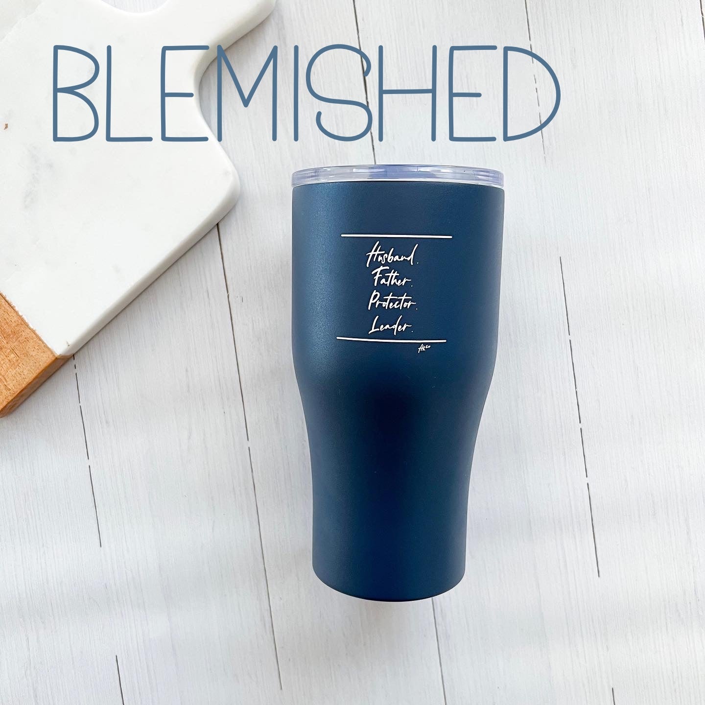 BLEMISHED Husband, Father | Stainless Steel Travel Mug