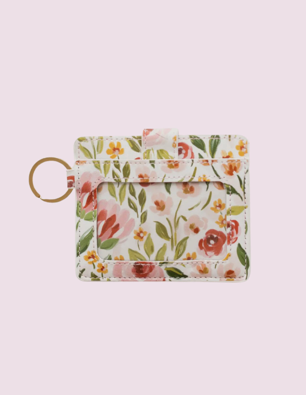 Wristlet Wallet + Keychain | Spring Garden