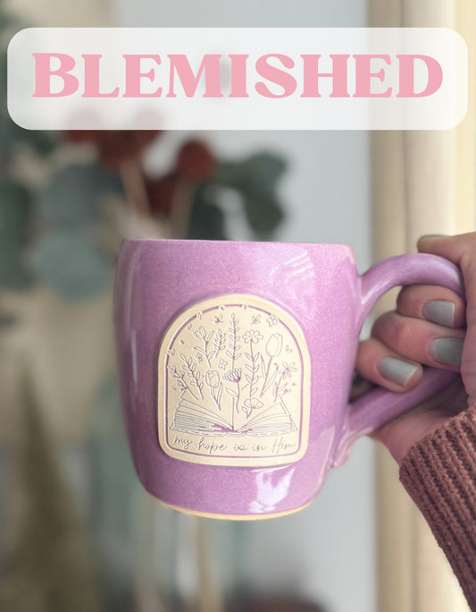 BLEMISHED Hope | Lavender Handmade Mug