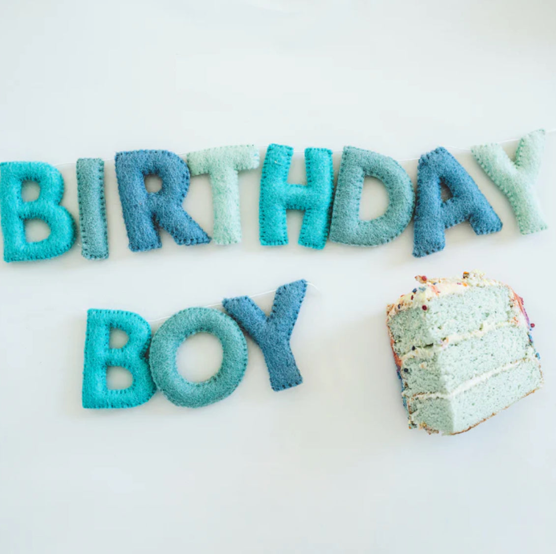 BIRTHDAY BOY | Wool Felt Garland