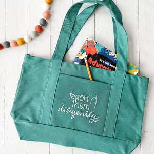 Teach Them Diligently | Canvas Bag