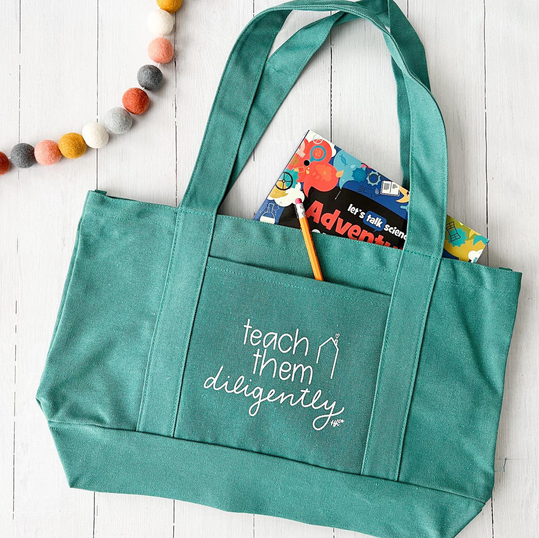 Teach Them Diligently | Canvas Bag
