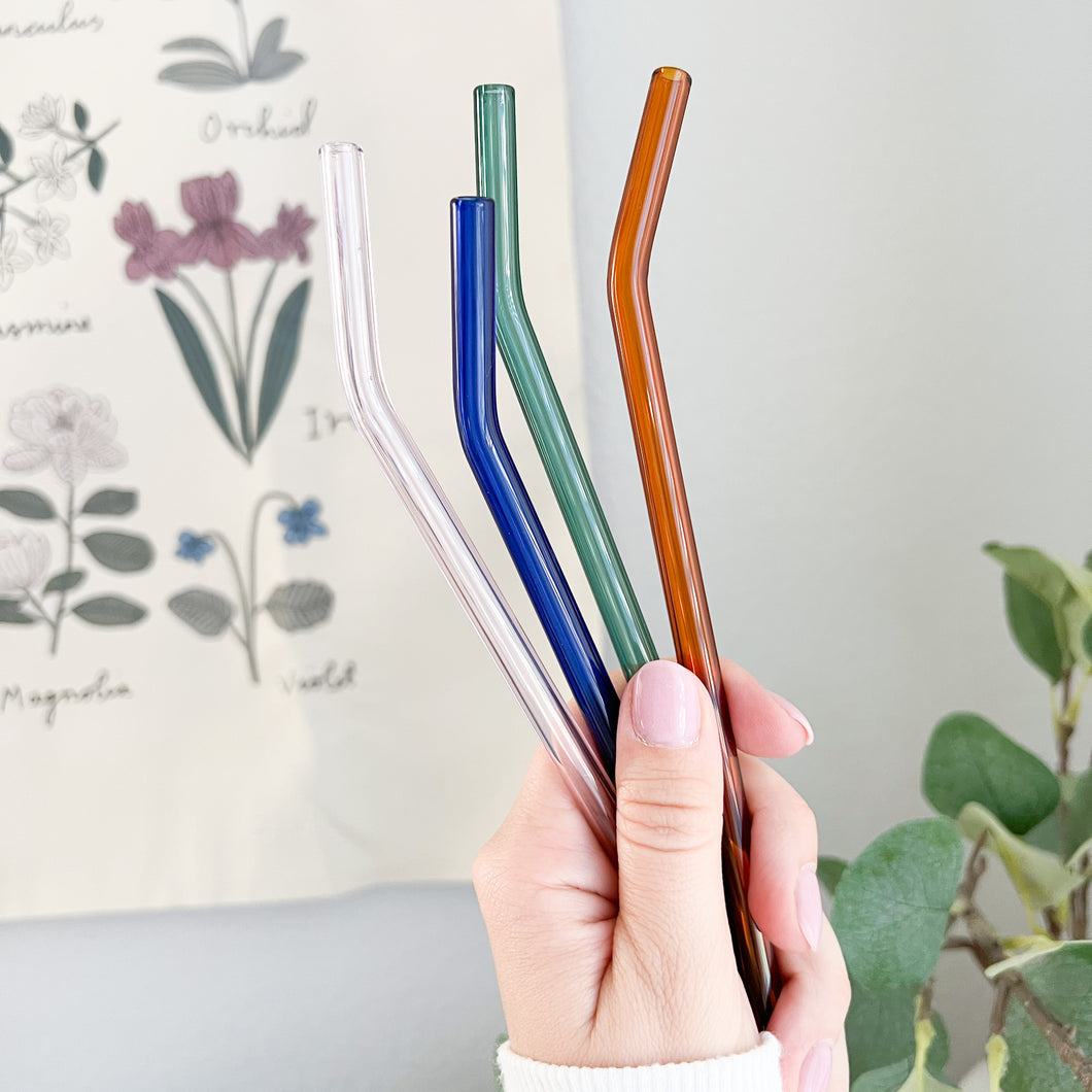 Curved Glass Straw
