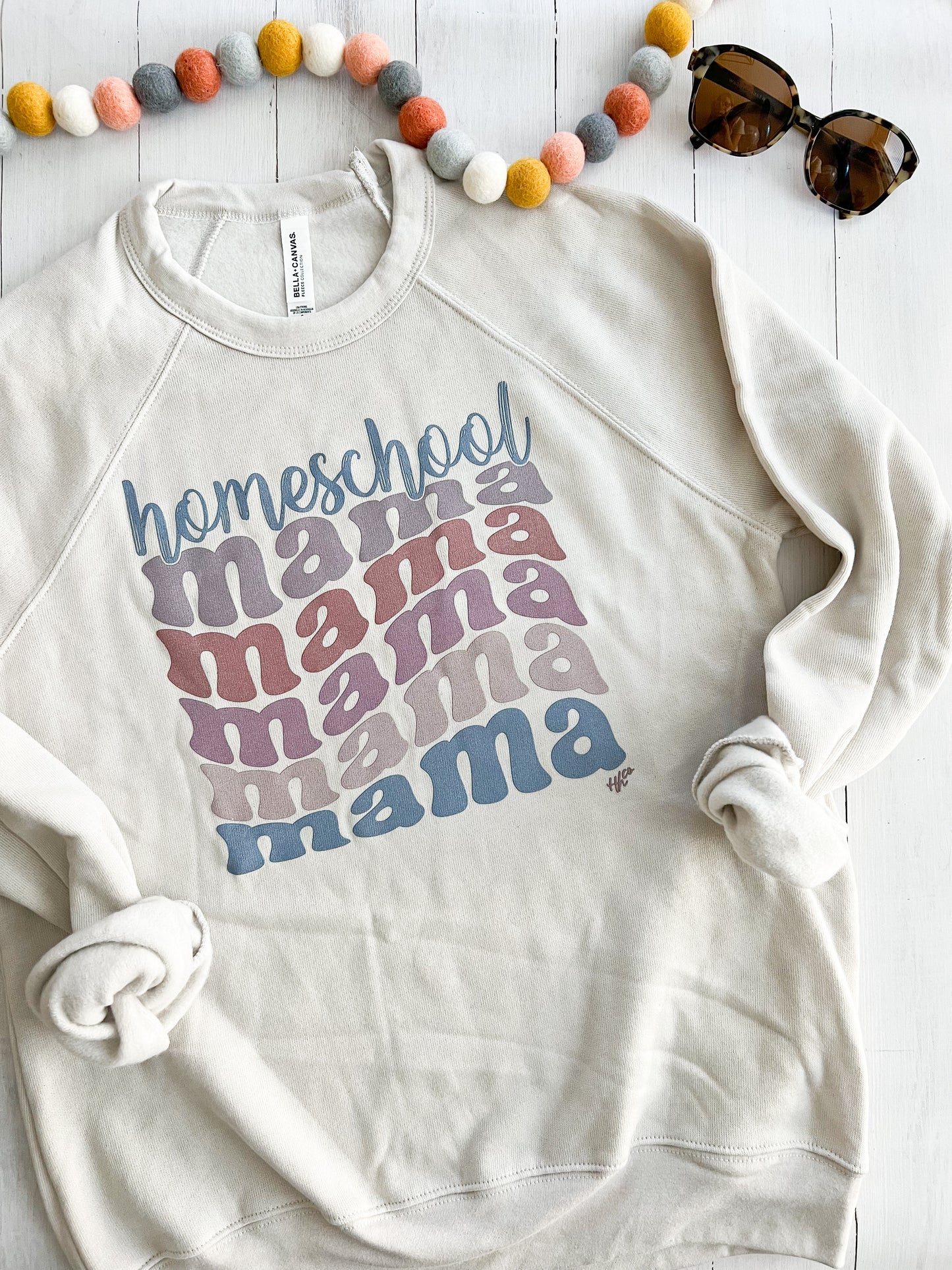 Wavy Homeschool Mama | Unisex Sweatshirt